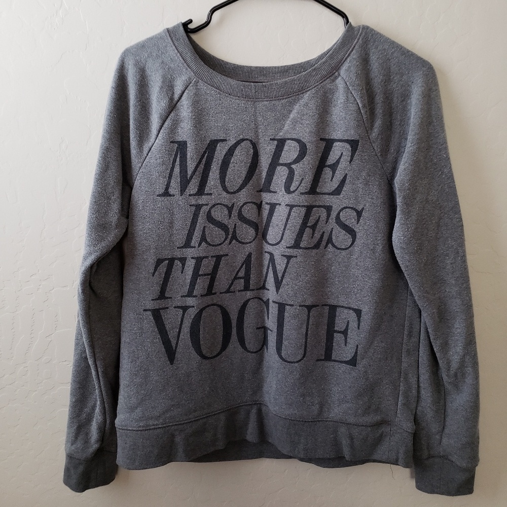 More Issues Than Vouge sweater